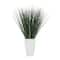 28" Foliage Artificial Plant with White Plastic Pot